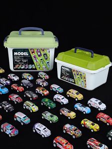 Storage bucket collectors edition 30 alloy racing iron car pull back car alloy car wholesale car set