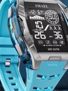 SMAEL | SMAEL Men Sports Quartz Watch Dual Display LED Electronic Digital Man Wristwatches Waterproof Military Watch Relogios Masculino