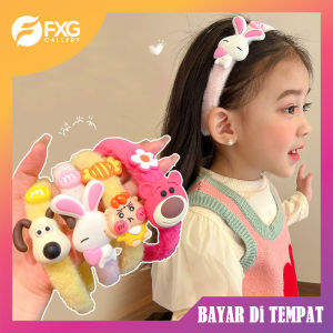 FXG Bando Anak Lucu Bondu Perempuan Bulu Karakter Gemas Kekinian BND18