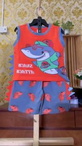 [Cao Cấp Cực Đẹp] Đồ Bộ Bé Trai Size Đại 12kg-41kg Thun Cotton Co Giãn 4 Chiều Mềm Mịn Mát.1710.11 Bộ Ba Lỗ