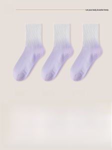 JINGCHI | Anti-Slip Yoga Socks Pure Cotton Mid-Calf Dance Floor Socks For Women Spring Autumn Summer Winter Universal Combed Cotton