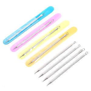 Double-Headed Stainless Steel Blackhead Removal Needles Facial Acne Needles Quality Home Use Beauty Skin Care Tools