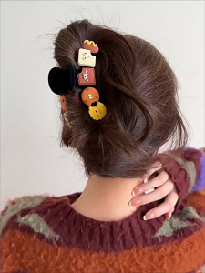 Kẹp tóc càng cua 3D nhiều mẫu xinh xắn đáng yêu mới nhất 2025