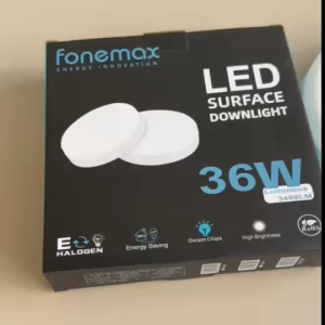 FONEMAX Premium Borderless Round LED Surface Downlight 7” 28W / 9” 36W / 12” 48W OSRAM LED Chips | 6500K DL / 4000K CW /
