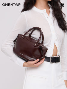 Omentar | New Fashionable Leather Boston Bag for Women
