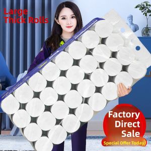 Thickened 10-Pound 60-Roll Toilet And Hand-Tissue Paper Home Affordable Pack Bathroom And Kitchen Storage Organizer