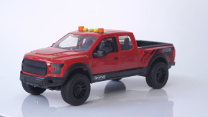 TOYSTAR - 666-89P Mô hình xe bán tải cảnh sát màu đỏ (KT 41x16x19cm)