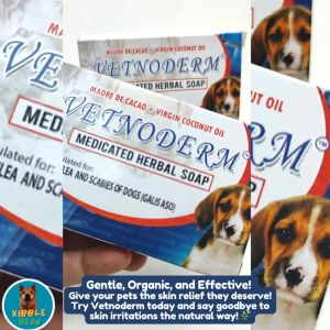 Vetnoderm Medicated Herbal Soap MADRE DE CACAO + VIRGIN COCONUT OIL (145g)