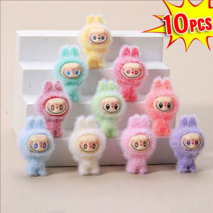 YESPERY ชุดของขวัญสำหรับตกแต่งโต๊ะชุดของเล่น Kawaii ตุ๊กตาฟล็อกกิ้งขนาดเล็กน่ารักของเครื่องประดับ DIY 10ชิ้น