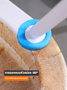 JOYBOS [ฟรีรีฟิว6ชิ้น] พรีเมี่ยม แปรงขัดห้องน้ำใช้แล้วทิ้ง พร้อมแผ่นน้ำยาในตัว แปรงล้างห้องน้ำ ขัดชักโครก ไม้ขัดส้วม