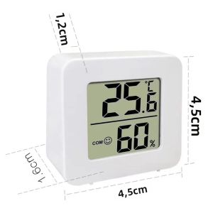 Nhiệt Kế Kỹ Thuật Số LCD Mini Máy Đo Độ Ẩm Trong Nhà Máy Đo Độ Ẩm Nhiệt Độ Phòng Trong Nhà Với Máy Đo Cảm Biến Trạm Thời Tiết Cho Hộ Gia Đình