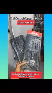 Tempat Dudukan Plat Nomor Motor Honda Yamaha Suzuki Rumah Plat Nomor Universal Merk ATM / Bingkai Plat Motor Universal Nmax Vario Beat Genio Scoopy Dll