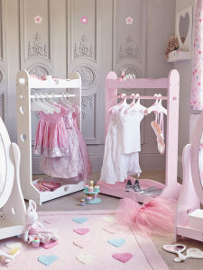 DOUMIBAOBEI | Children Closet Organizer Free Standing Coat Rack