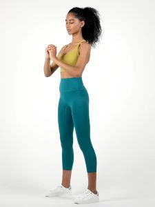 [SG Ready Stock] LuLu Yoga Pants Sports Leggings 3/4 Cropped Pants Capri Gym Fitness Running Workout