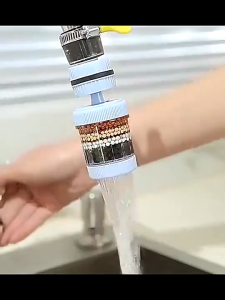 【Free Gift】6 Layer Filtration 360°Faucet Filter Water Saving Kitchen Splash Proof Water Purifier Filtration
