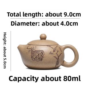 CANGHUTIANXIA | Handmade Yixing Zisha Kung Fu Teapot Zini Xishi Style