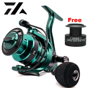 VWVIVIDWORLD BrandDurable Fishing ReelDouble SpoolHigh SpeedAlloy SpoolAlloy GearAlloy ArmSpinning ReelFor Saltwater