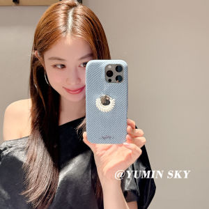 เคสโทรศัพท์มือถือแบบหนังป้องกันการตกหล่นสไตล์เกาหลีสำหรับ iPhone 17 pro Max Apple 16 โทรศัพท์มือถือแบบใหม่ 15 pro 14 ดีไซน์ไฮเอนด์ 16 pro ดีไซน์สาวน้อย 13 Promax