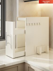 WUBUWEI | Kệ Gia Vị Đa Tầng Kéo Ra Mảnh Cho Nhà Bếp