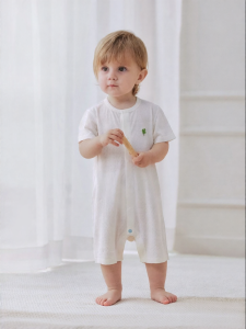 babylove | Summer Thin Short Sleeve Bamboo-Cotton Breathable Babysuit