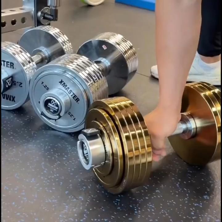 XMASTER Loadable Dumbbell set Mini Barbell load 120KG Fitness gym