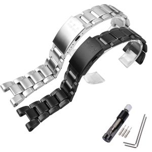 Stainless-Steel Strap For Casio G-shock GST-B100 GST-210 GST-S300 GST-S110 GST-S100 GST400 Mens Band Watch Accessories Bracelet
