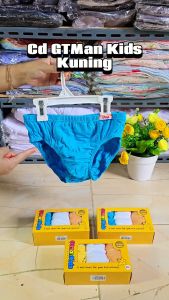 Celana Dalam Anak Cowok GT Man Kids Kuning GTMK 01 | Cd Anak Laki-laki Bahan Katun Isi 3