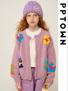 PPTOWN | Stylish Cartoon Knitwear for Girls