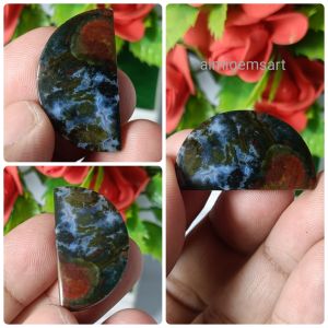 batu akik Garut motif kembang real picture