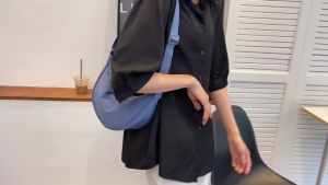 Sling Bag，Fashion Sling Bag Nylon Waterproof Crossbody Bag for Women Crossbody Bag Casual Shoulder Bag Student Messenger Bag for Girl