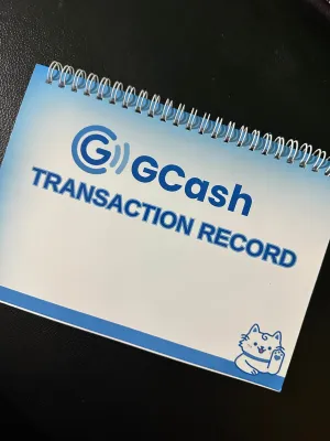 GCASH TRANSACTION RECORD NOTEPAD