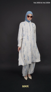 NMR - Setelan Celana Tunik Katun Paris Doll Vol 3553
