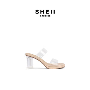 SHÉII | Dép Quai Duy Nhất Trong Suốt Phong Cách 8cm Đế Cao 8cm