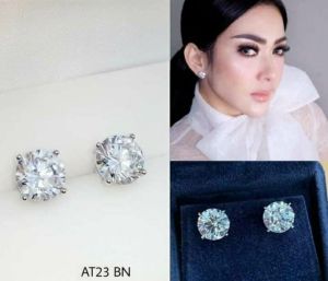 BEST SELLER ! ANTING TUSUK TITANIUM FULL PERMATA SIMPLE ELEGANT TITANIUM ANTI KARAT ANTI ALERGI AKSESORIS WANITA FASHION TERBARU KEKINIAN VIRAL PRODUK IMPORT KOREAN STYLE TERLARIS
