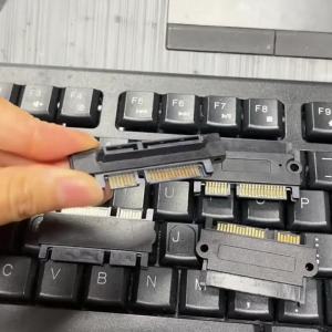 EELHOE | [NC]1Pc SFF-8482 SAS To SATA 180 Degree Angle Adapter Converter Straight Head SATA To SATA Converter[NC]