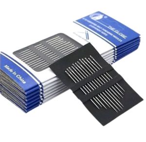 Jarum Jahit Praktis Set Isi 12 Pcs Praktis Alat Bantu Memasukan Benang Mata Nenek One Second Needle