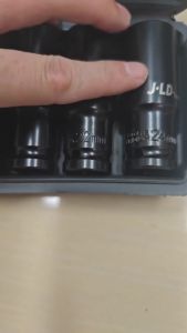 JLD Kunci Sok 8 sampai 24 Mata Socket 10pcs kunci 1/2inch(12.7mm) kunci bengkel motor komplit Cocok untuk Impact Wrench