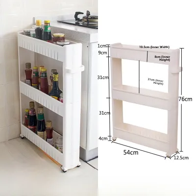 Narrow Space Storage Rack 10cm Wide