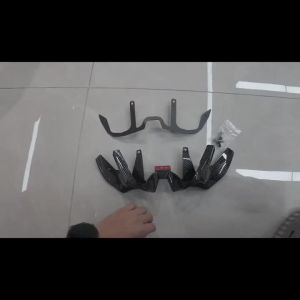 For Kawasaki Z 900 Z900 SE 2025-2026 Motorcycle Naked Lower Lip Front Spoiler Beak Downforce Spoiler Winglet Aerodynamic Wing