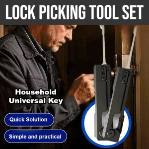 Lock Picking Tool Set Lock Pick Professional Locksmith Tools Decoder Locks Car Lock Opener Multifunctional Portable