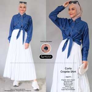 CORLA CROPTIE SHIRT (SHIRT JEANS) LABEL MUTIA