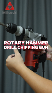 Mitsushi 2100W Industrial Heavy Duty Electric Plus Rotary Hammer Drill Demolition Electric Hammer Drill Concrete Breaker Drill / Chipping Gun / Chipping Hammer / Demolition Jack Hammer Drill