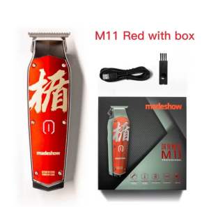 ปัตตาเลี่ยนไร้สายชาร์จไฟรุ่นM-10สีแดง/ดำ/ขาว ขอคละสีค่ะ