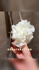 TWOL 2in1 Bath Bubble Ball Sponge Exfoliate Scrubber Cleaning Foaming Body Wash Cleaner Sponge