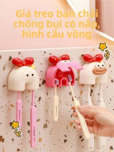 Móc Treo Chổi Đánh Răng Hình Cầu Ma Thuật Gắn Tường Chống Bụi Có Nắp Giá Để Đồ Vệ Sinh Cá Nhân Sáng Tạo Dễ Thương