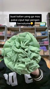 CEPOL MAWAR JUMBO ANTI PUSING HITS SELEBGRAM | CEPOL RUMBAI - cepolan ikat premium anti pusing - CEPOL BROKOLI - cepolan hijab - cemol bunga super jumbo bahan ceruty babydoll model terbaru termurah terlaris