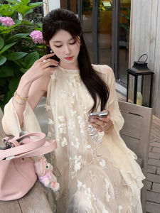 Gentle Asymmetrical Chiffon Sun-Protection Cardigan Womens Summer Sling Dress Outerwear Shawl Outwear Air Conditioning Thin Blouse