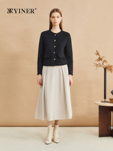 Winter Short Fringed Tweed Coat