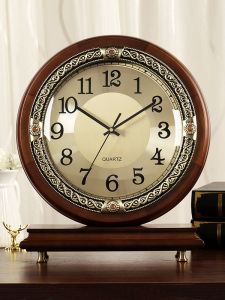 Hense | Silent European Wooden Desk Clock