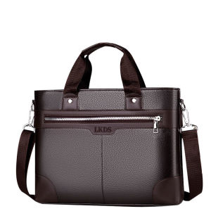 PRETORIAN | Lightweight Genuine Leather Business Briefcase for Men